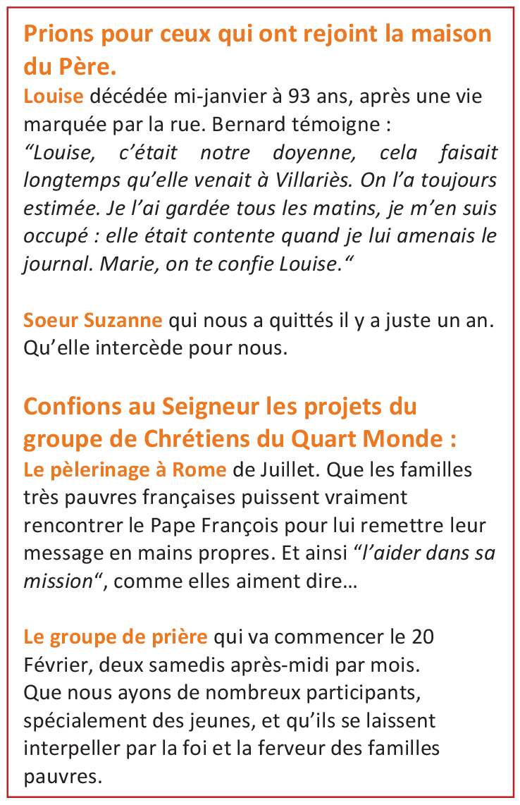 Intentions de Janvier